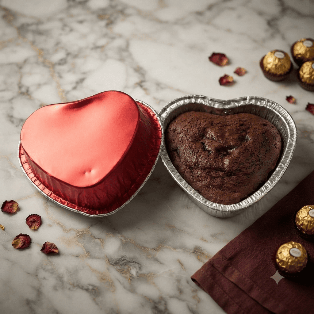 Red Heart Baking Cups (50ml)
