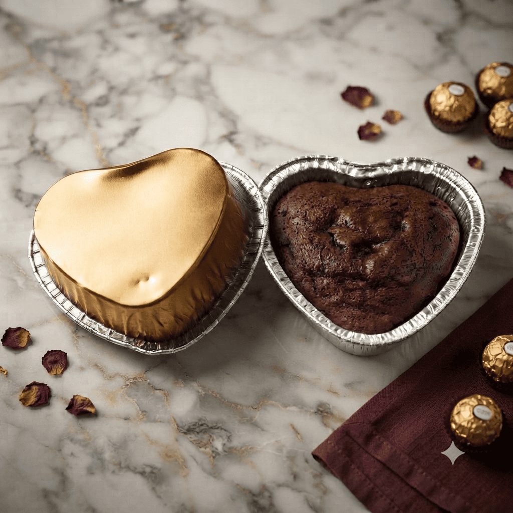 Golden Heart Baking Cups(50ml)