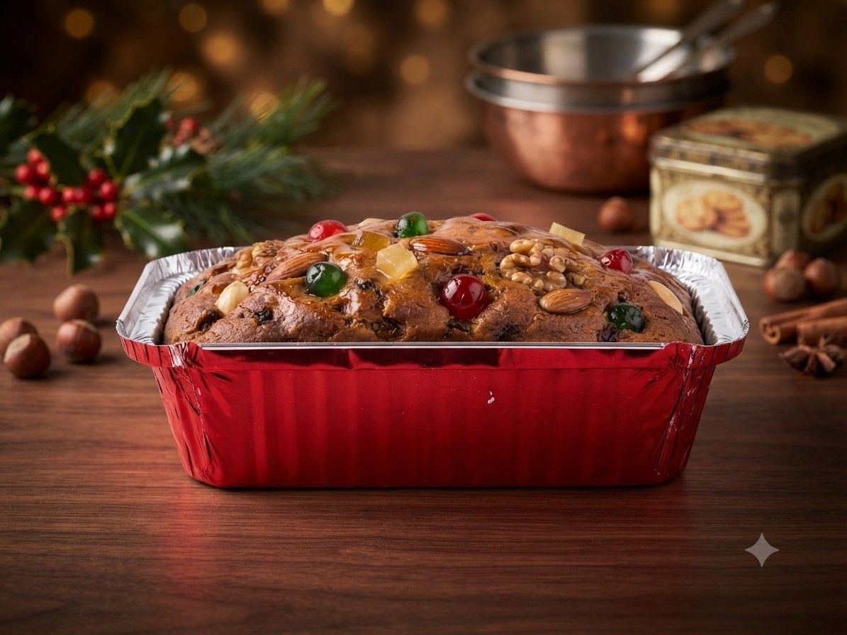 Red  660ml Container With Board Lid